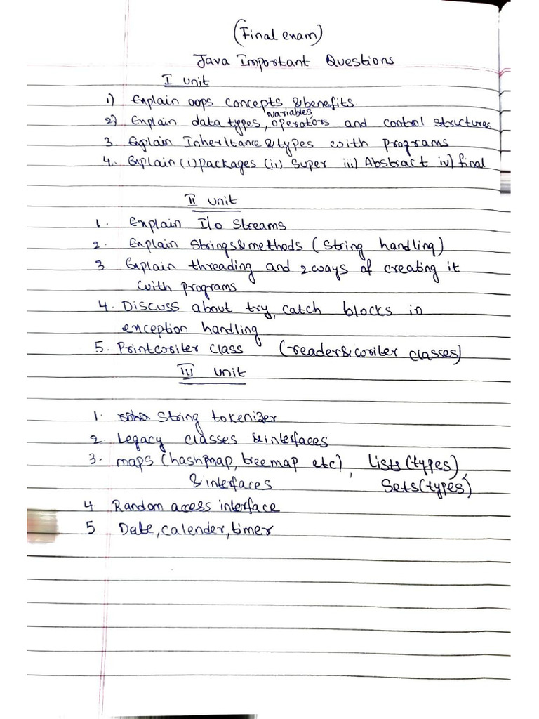 Java Imp | PDF