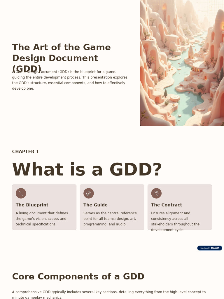 Game Design Document Essentials Guide | PDF | Prototype | Software ...