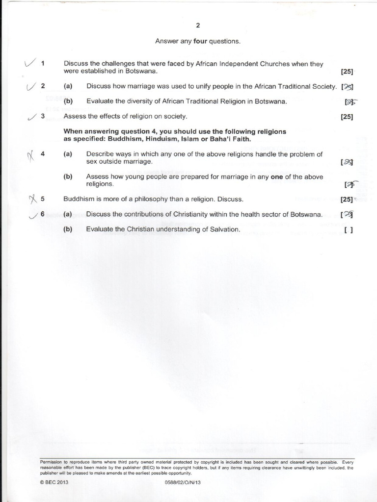 Paper 2 2013 | PDF