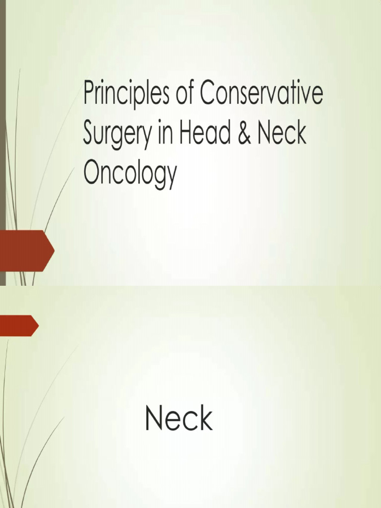 Head and Neck Cancer Surgery | PDF