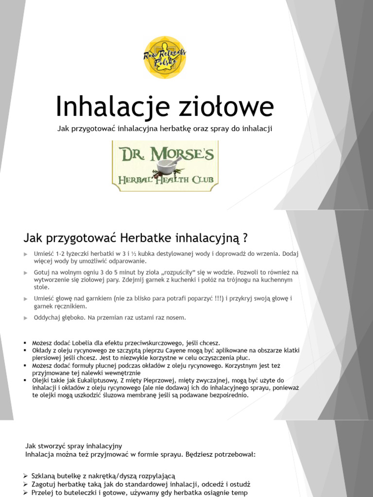 Inhalacje | PDF