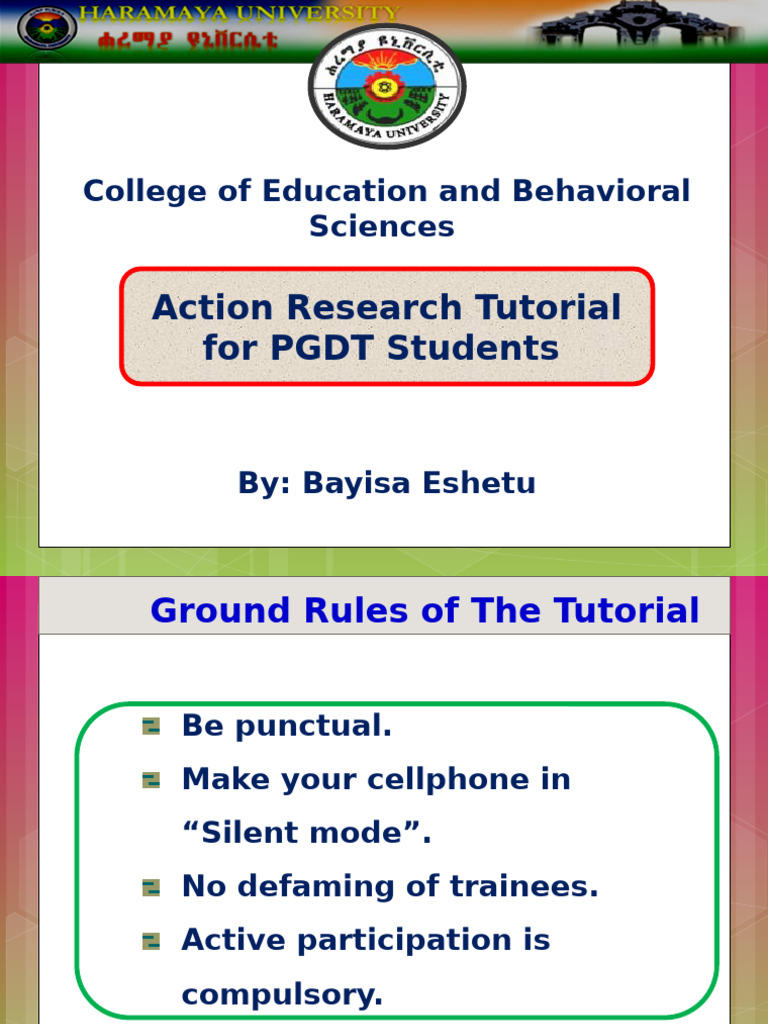 Action Research Echo 1 | PDF | Teachers | Methodology