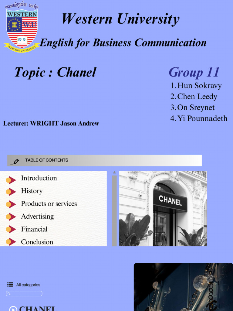 Chanel Group11 PDF | PDF
