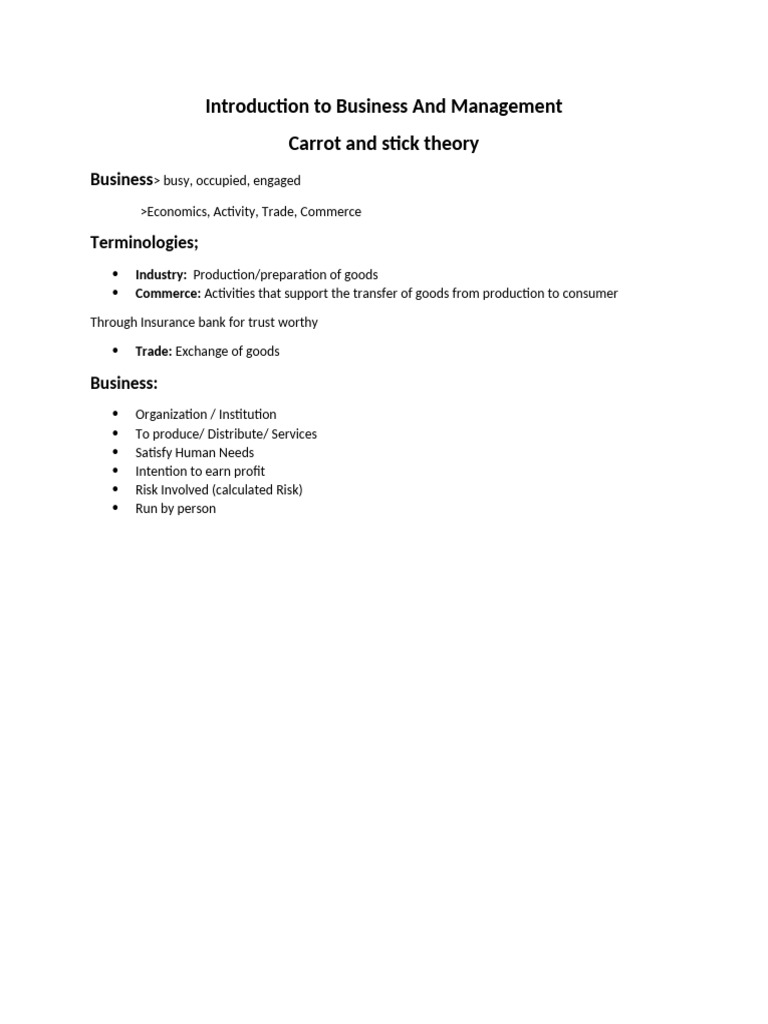 Business and Management Basics Explained | PDF
