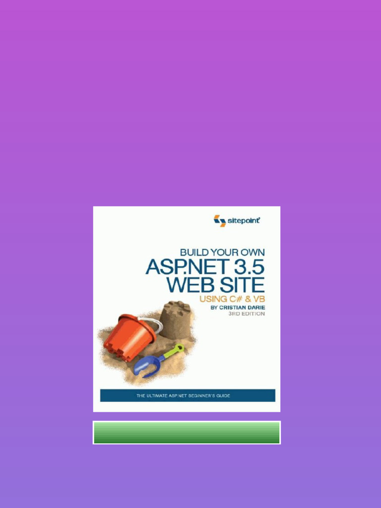 Build Your Own Aspnet 35 Web Site Using C VB 3rd Edition Third Edition ...