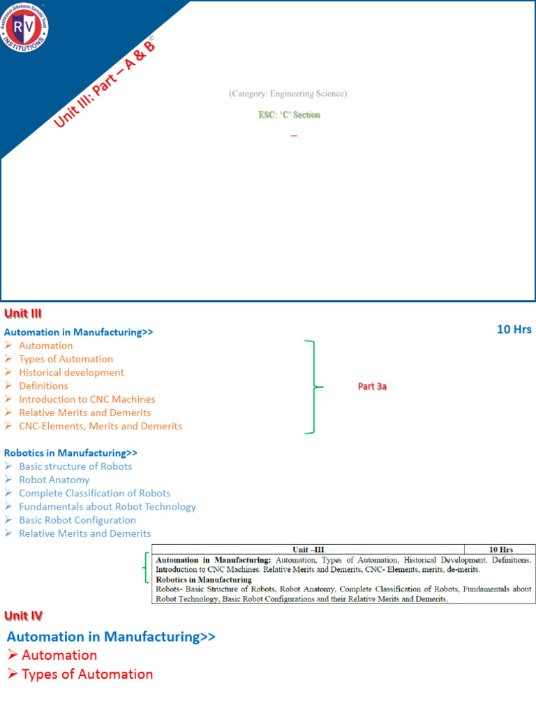 Automation and Robotics in Manufacturing | PDF | Coordinate System ...