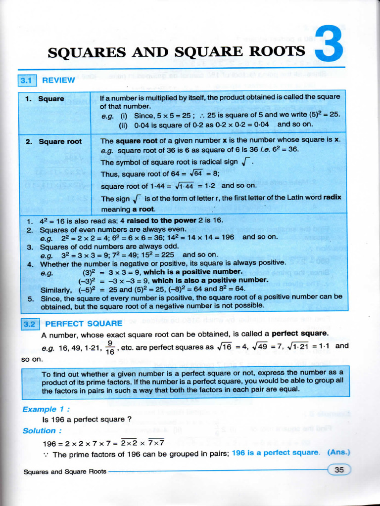 Class 8th Math Chapter-3 | PDF