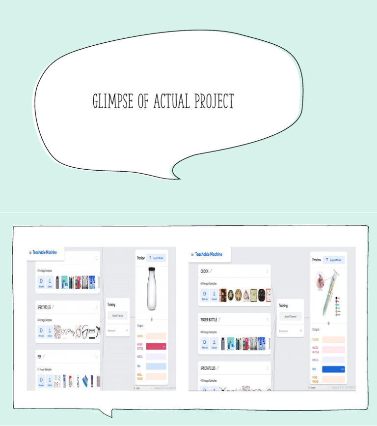 Glimpse of Actual Project | PDF