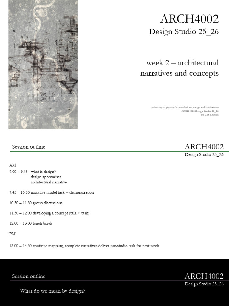 Architectural Narratives in Design Studio | PDF | Design | Narrative