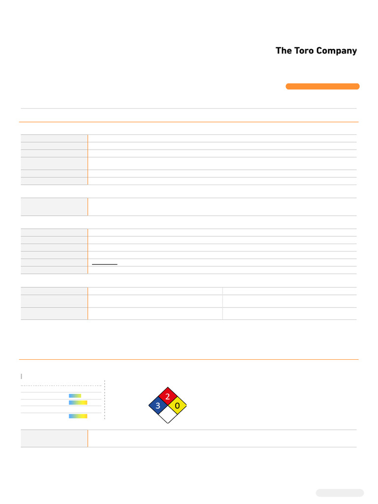 Toro Lithium Ion Battery Safety Data Sheet | PDF | Toxicity | Lithium ...