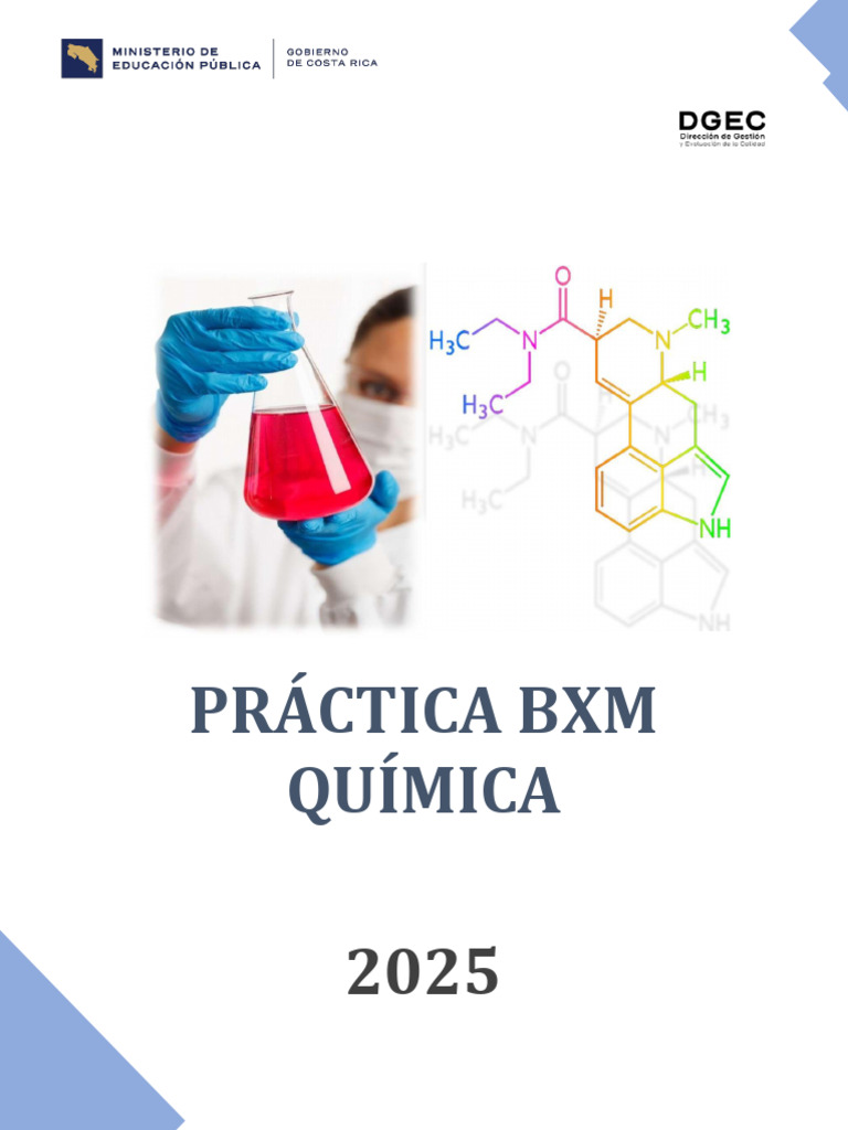 Practica Quimica BXM 2025 | PDF | Elementos químicos | Enlace químico