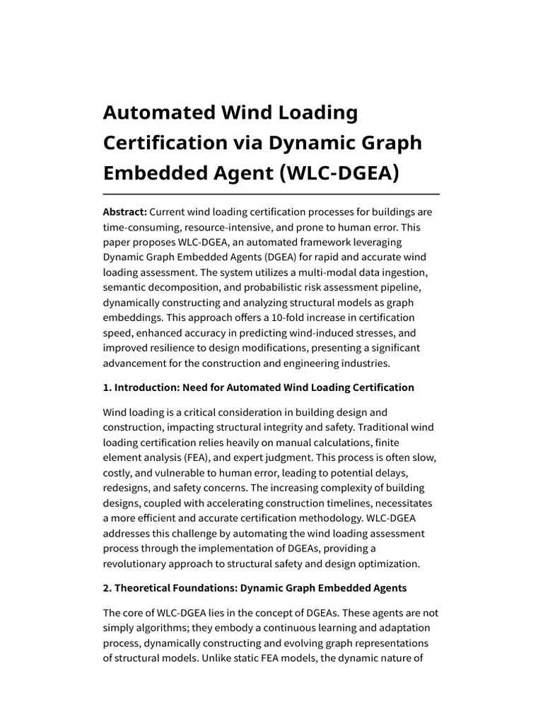 Automated Wind Loading Certification System | PDF | Bayesian Network ...