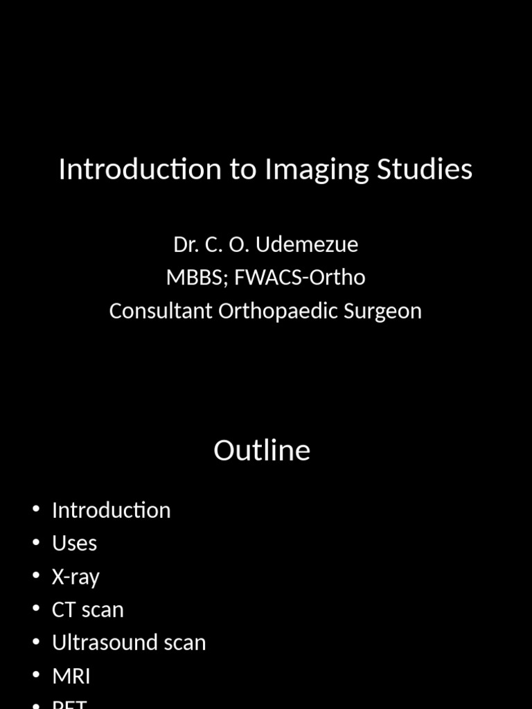 Overview of Imaging Studies in Medicine | PDF | Ct Scan | Medical Imaging