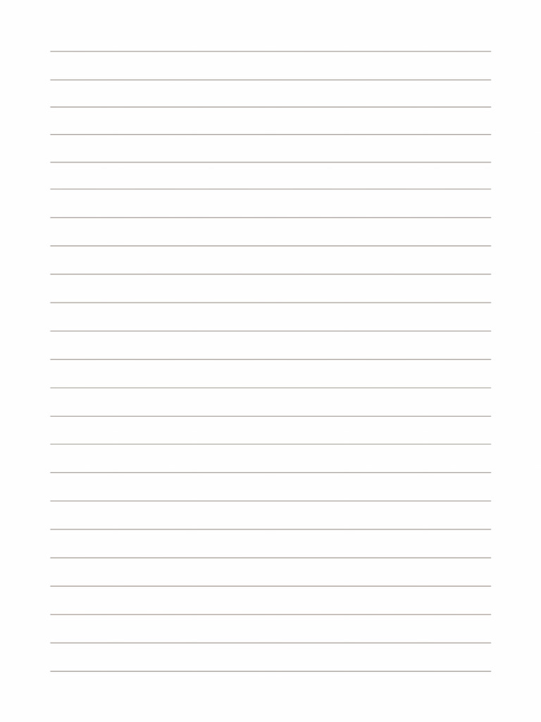 Simple A4 Lined Paper | PDF