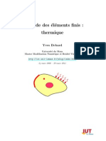 Methode Des Element Dinies Thermique