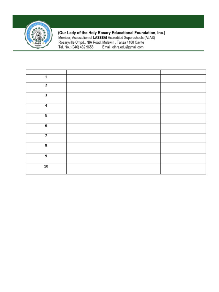 Score Sheet for Activities Evaluation | PDF