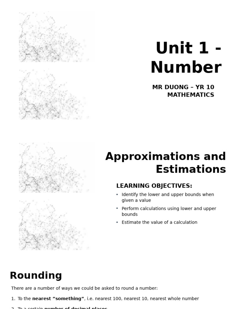 Approximations and Estimations | PDF