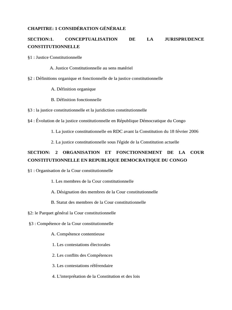 Jurisprudence et Équilibre des Pouvoirs en RDC | PDF | Constitution | Loi