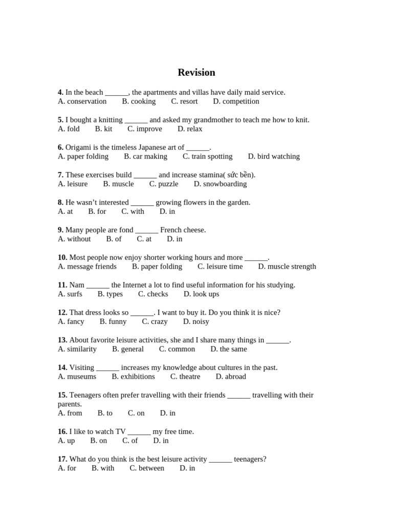 English Exercises | PDF