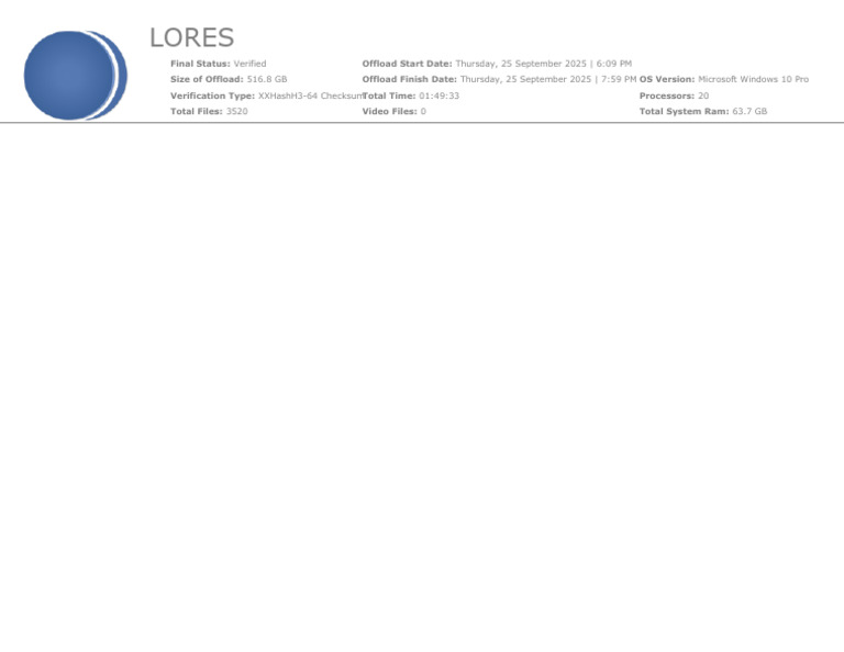 LORES | PDF