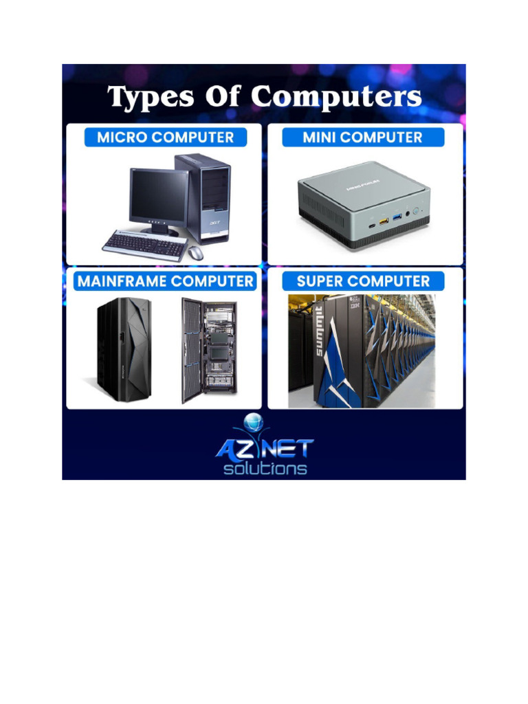 Lesson Note Year 5 Week 1 Types of Computer | PDF