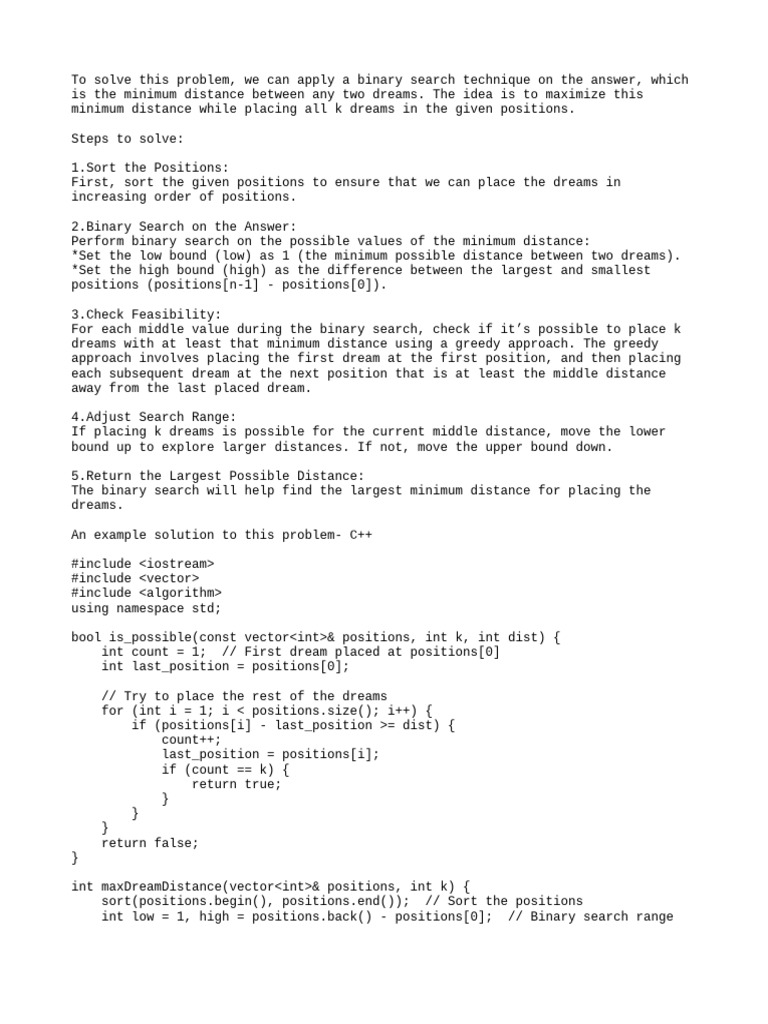 To Solve This Problem, We Can Apply | PDF | Computer Programming ...