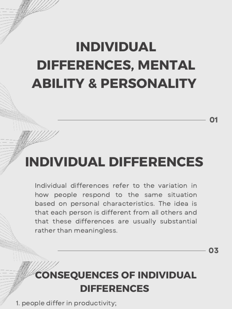 Individual Differences in Personality and Ability | PDF | Emotional ...
