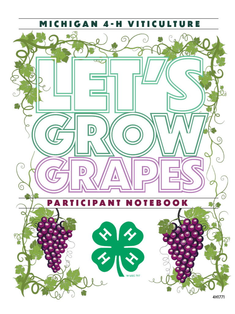 Lets+Grow+Grapes Participant+Notebook AA | PDF | Vineyard | Viticulture
