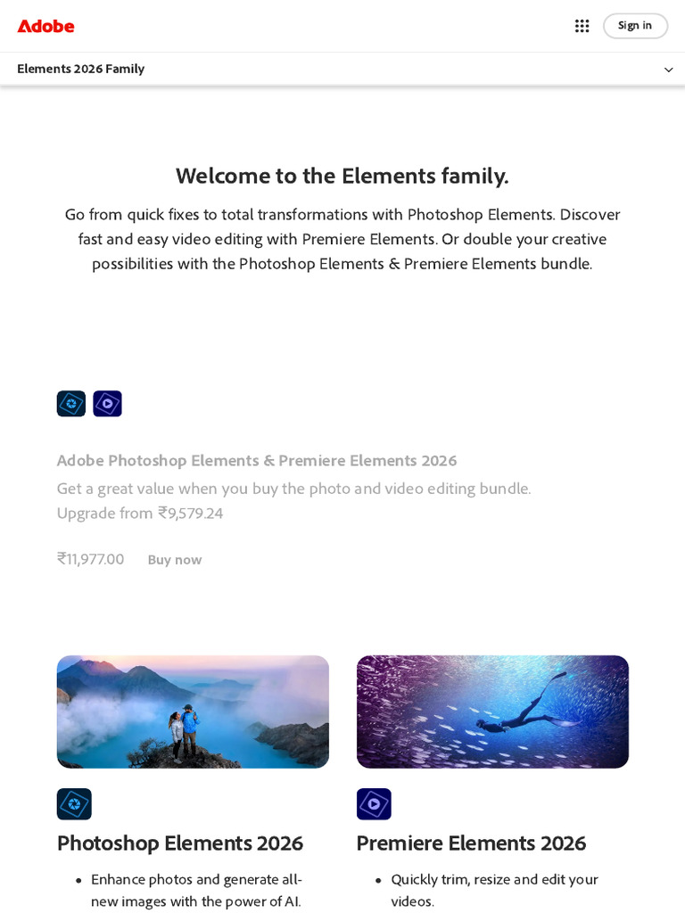 Adobe Elements 2026: Features & Pricing | PDF | Adobe Photoshop | Editing
