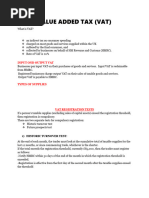 VAT 264: Second-Hand Goods Declaration | PDF | Value Added Tax | Taxes