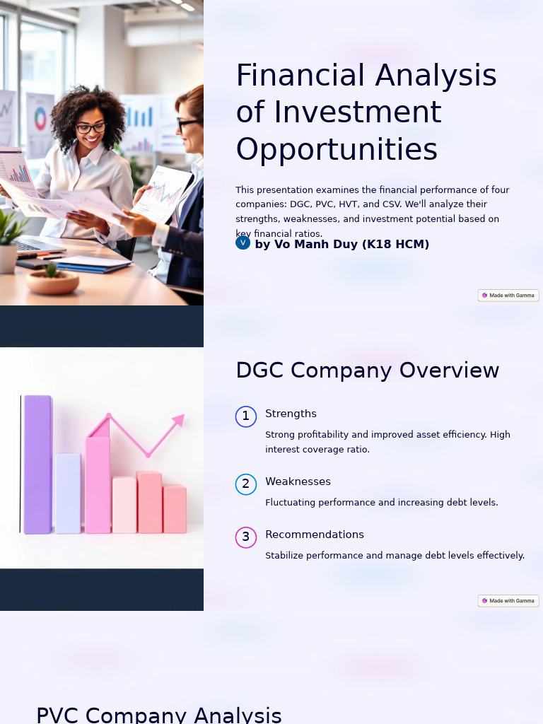 Financial Analysis of Investment Opportunities | PDF