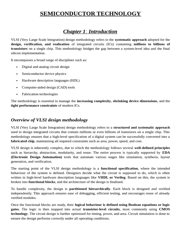 Semiconductor Technology | PDF | Field Programmable Gate Array ...