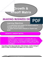 Ansoff Matrix Strategy