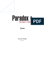 Corel Paradox 9 Developers Edition FG PDX 09 Win Dev Na