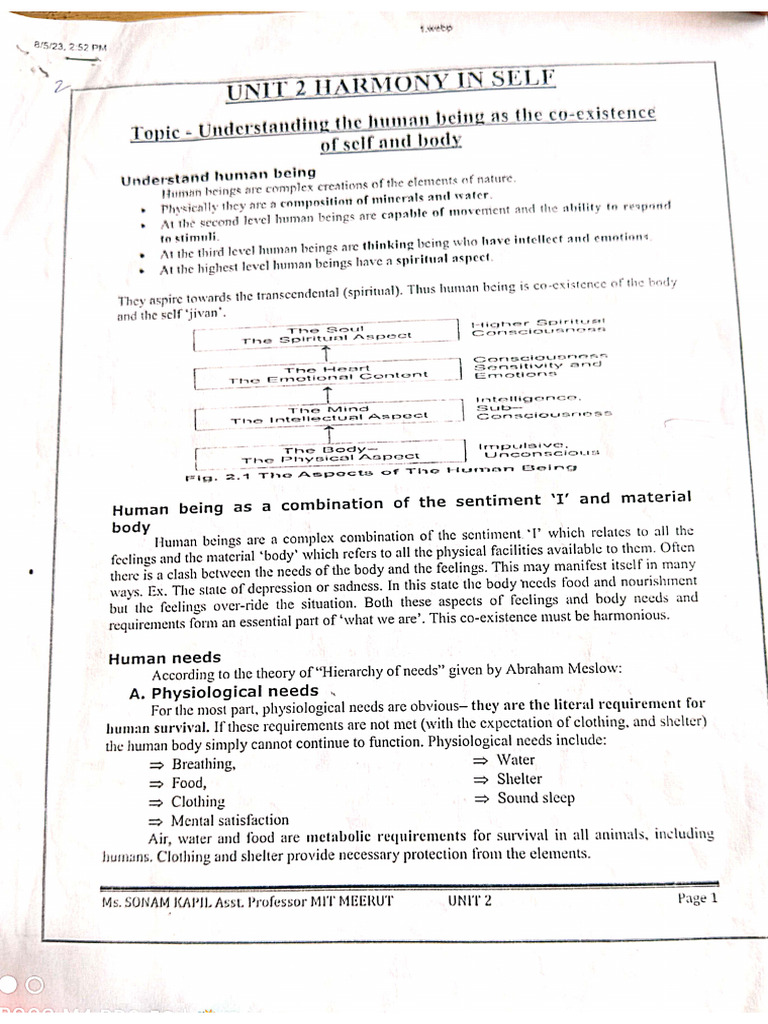 Uhv Unit 2 | PDF