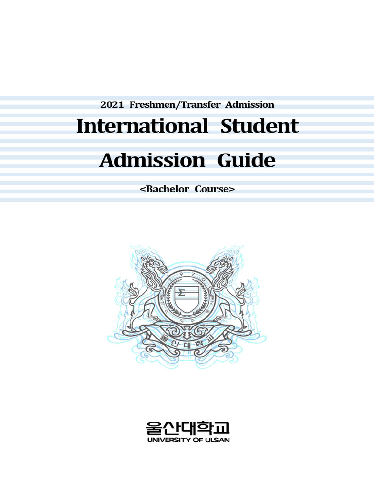 2021 International Student Admission Guide | PDF | University And ...