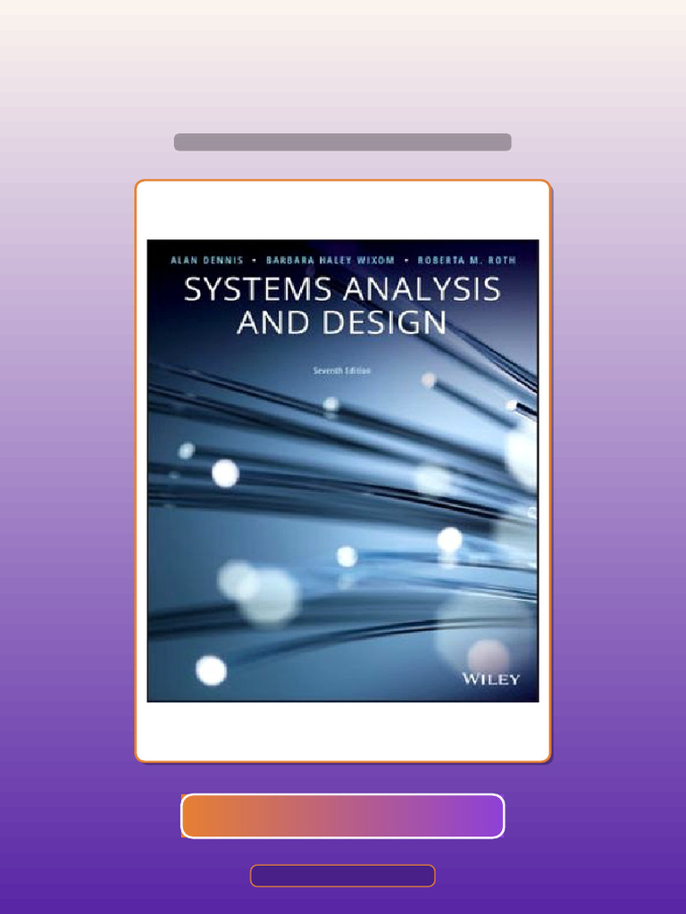 Systems Analysis and Design 7th Edition Alan Dennis Ebook and TestBank ...