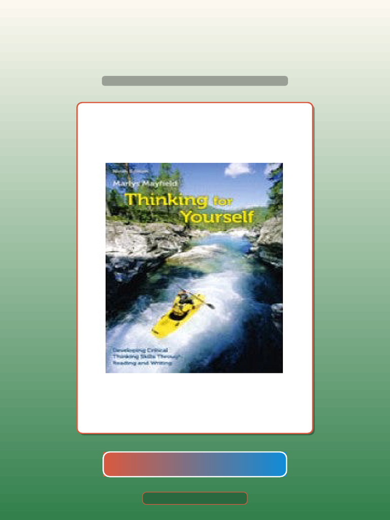 Thinking For Yourself 9th Edition Ebook and TestBank Bundle Full Version | PDF | Multiple Choice