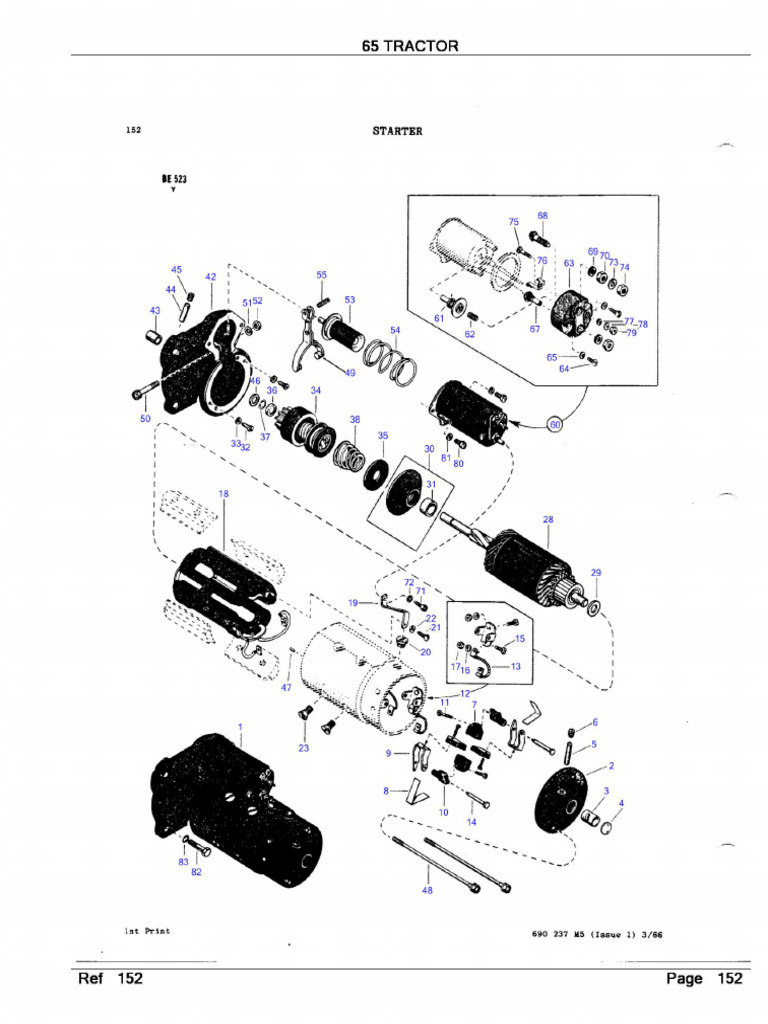 MF65 Indirect Inj. Starter Delco Remy & Parts. | PDF