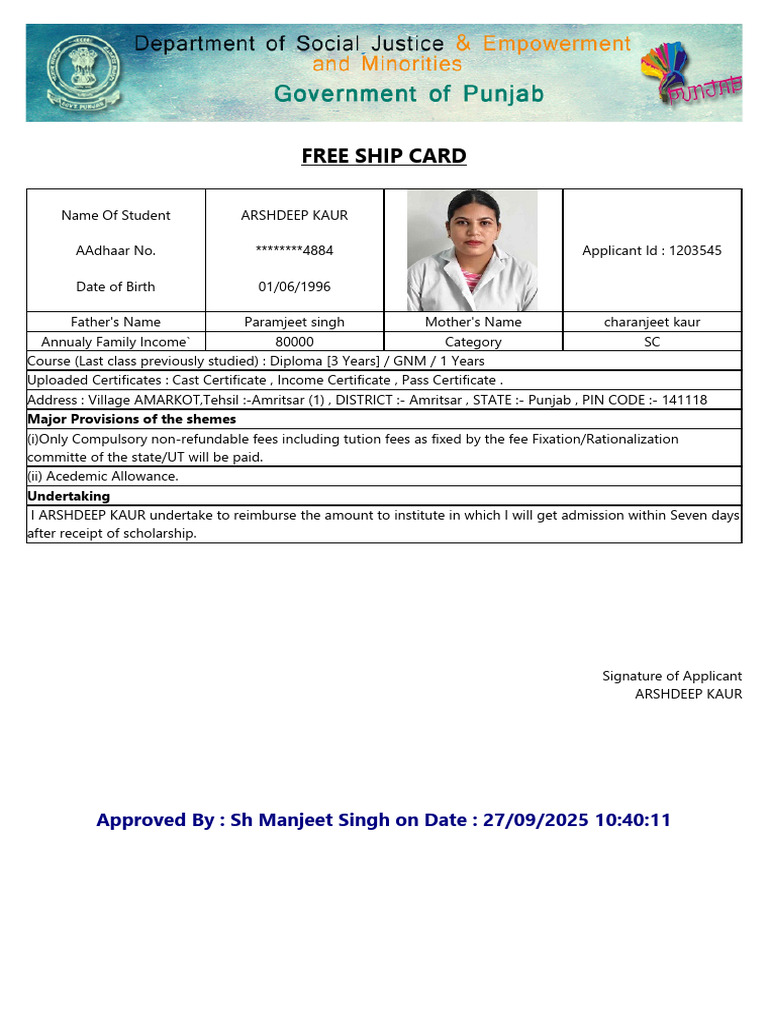 Free Ship Card | PDF