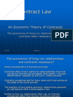 Contract Law: An Economic Theory of Contracts