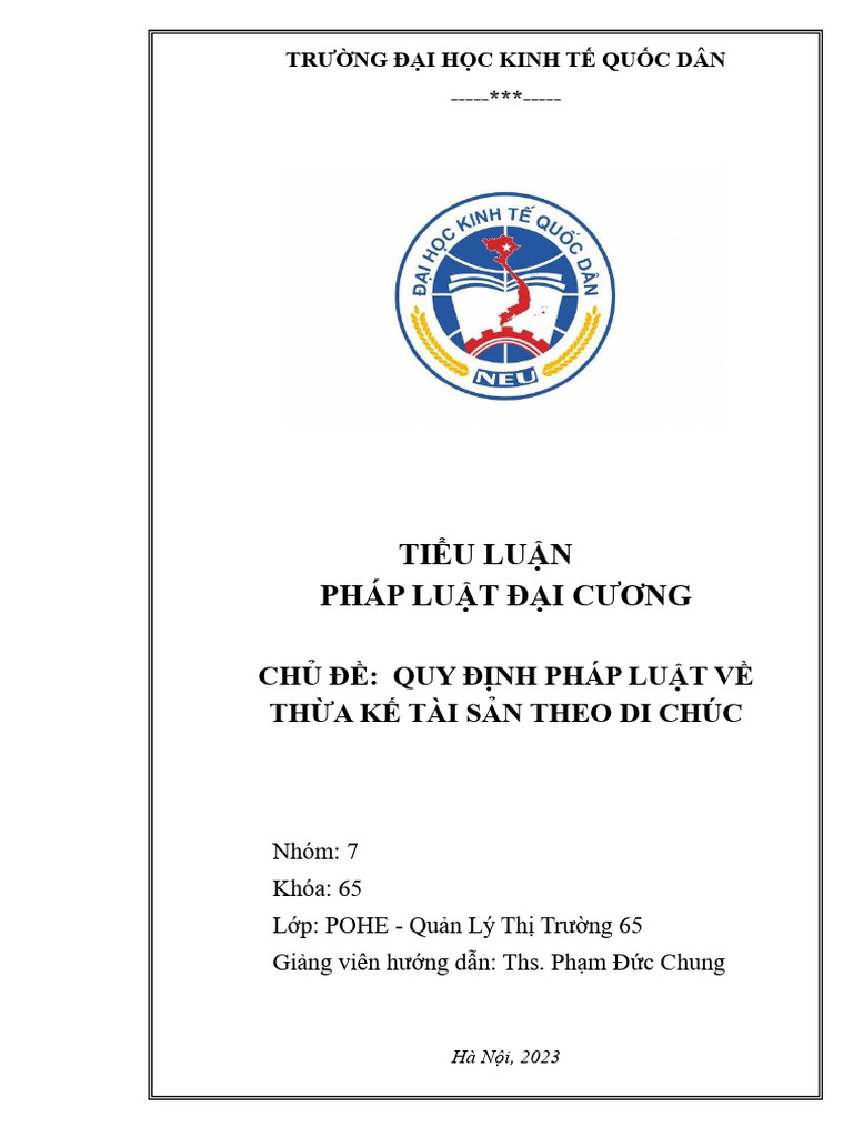 PLDC QLTT65 Nhóm 7 | PDF