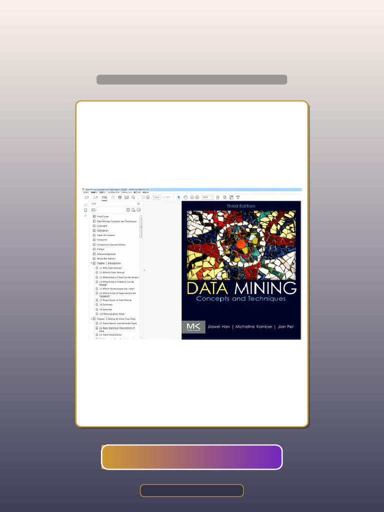Data Mining Concepts and Techniques 3rd Get It Now | PDF | Multiple ...