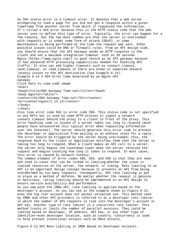 Understanding 504 Gateway Timeout Errors | PDF | Proxy Server ...