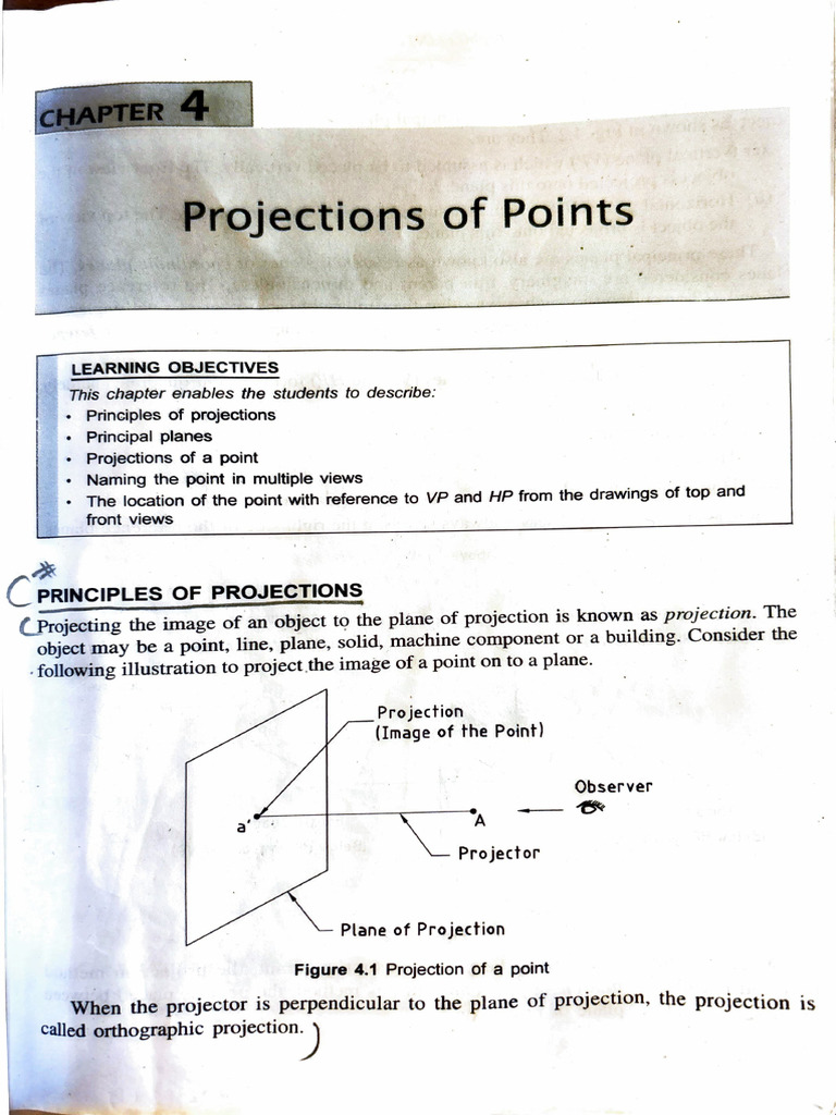 Understanding Point Projections in CAD | PDF | Cartesian Coordinate ...