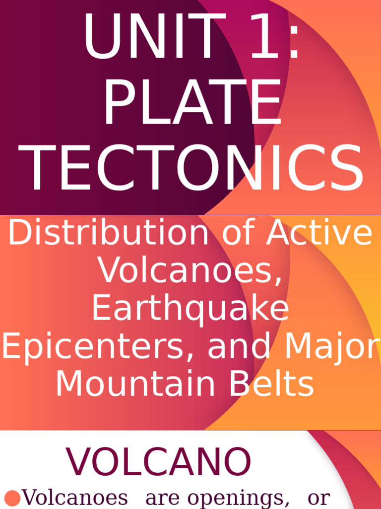 Unit 1 Plate Tectonics Pdf Plate Tectonics Volcano