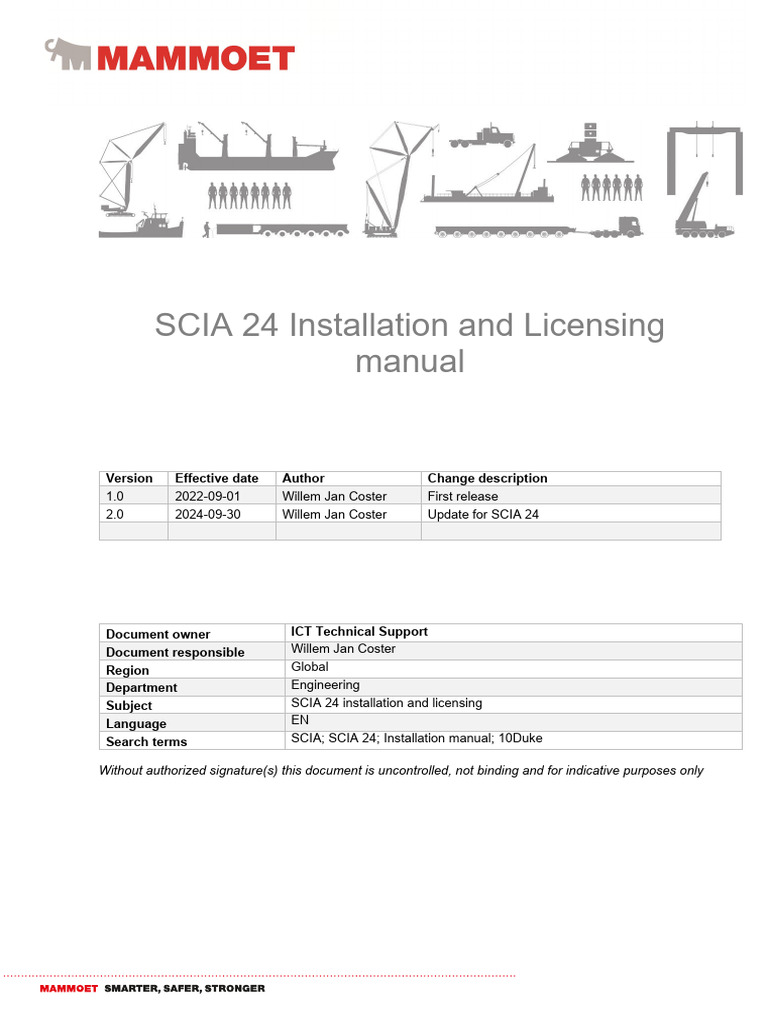 SCIA 24 Installation & Licensing Guide | PDF | Computer File | Computing