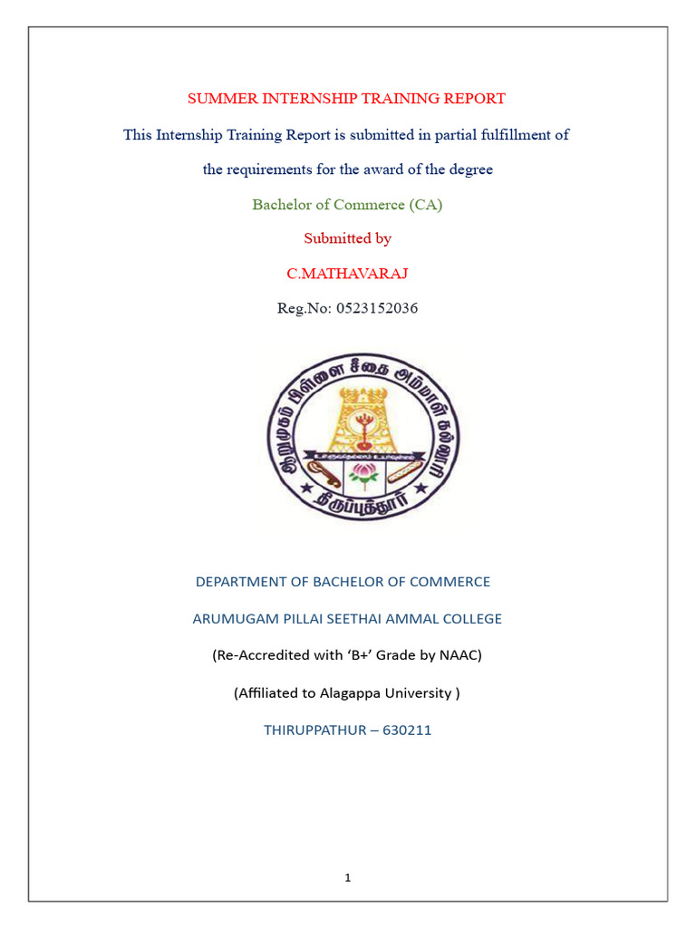 Summer Internship Report on Banking | PDF | Banks | Loans