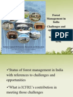 Revised Forest MGT Challenges Icfre DG