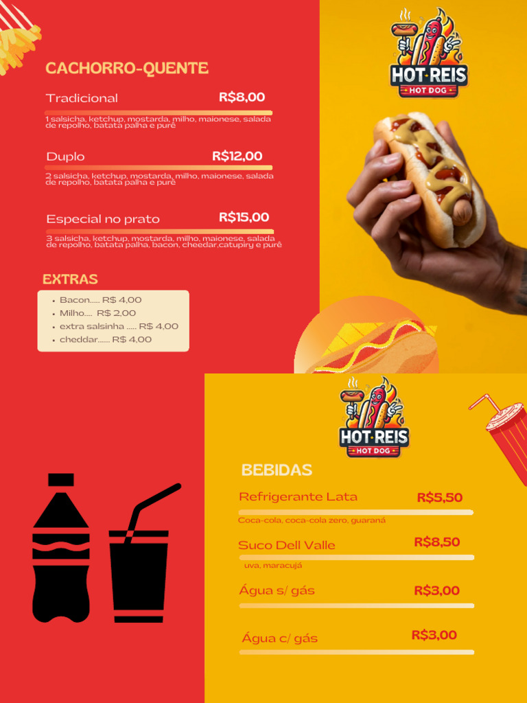 Cardápio Hot Reis | PDF